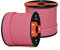 Abma Cord Paracord 620 lbs 4mm 9 Kern-Strängen 100% Nylon 30M - Grey & Neon Pink