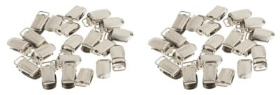 Lot de 20 clips porte-tétine 15 mm