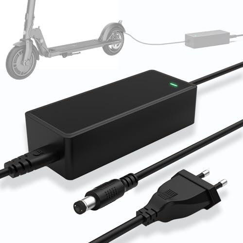 Chargeur Trotinette Electrique 42V 2A, Chargeur de 36V Batterie pour Scooter Electrique, pour GOTRAX, Hiboy, Swagtron, Jetson, The-Urban et Plus Encore, 5.5mmx2.5mm Connecteur