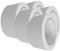 Handelskönig 5 x PVC-Schutzband weiß 50 mm gerillt Klebeband Putzerband Putzband