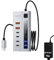 PULWTOP Hub USB C alimenté avec Adaptateur 72 W, hub USB 3.2 6 en 1 avec données 10 Gbit/s et Charge PD 45 W (ne Prend Pas en Charge la vidéo) pour iMac, MacBook Pro/Air, iPad