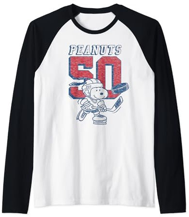 Peanuts - Snoopy Hockey Raglan