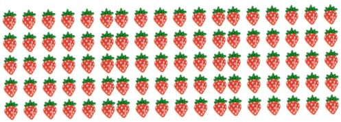 FRCOLOR 90stücke Nail Art Erdbeer Charms Süße Früchte Nageldekoration Für Maniküre Zubehör Für Parties Schule Alltag Und Besondere Anlässe