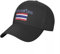 MIATCENRT Klassische Strapback-Cap – Thailand-Ländername Mit Flaggenmuster, Sonnenhüte, Verstellbarer Sommer-/Strandhut, Baseball-Cap Für Herren, Sport-Cap Für Outdoor-Männer, Schwarz, Einheitsgröße