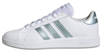 adidas Damen Grand Court TD Lifestyle Court Casual Shoes, FTWR White/Magic Grey met/Grey Two, 38 2/3 EU