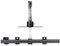 Cabinet Hardware Jig, Aluminum Alloy Kitchen Door Handle Jig Metric Imperial Measure Cabinet Handle Template Tool for Woodworking Knobs Drawers Doors Black