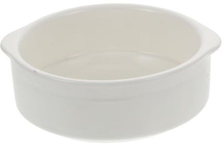 FUNOMOCYA 1 Pc ciotola in ceramica Tazza da zuppa zuppiera ciotola zuppa ciotola fumante modellata preparare le ciotole ciotola fumante in stile occidentale tazza di minestra concisa bianca