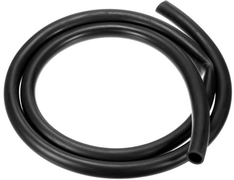 M METERXITY Mangueras de Aceite Lubricante, 19mm ID x 25mm OD 6.56FT Tubo de Manguera de Goma para Riego/Equipos Pequeños/Exterior/Jardín [Negro]