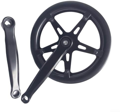 Bielas de 170 mm con plato 46T para bicicletas eléctricas y bicicletas Fixie Construcción de aleación de aluminio