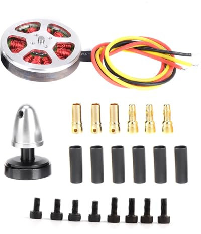 Motor sin escobillas, 5010-750KV metal exterior carga grande multi eje alambre grueso cubierta hueca motor sin escobillas de doble rodamiento ((ortodoncia))