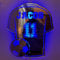 Personalized Led Sign, Football Team Kit, Custom Name Football Shirt Led Sign, Soccer Team Shirt Kid's, Room Decor Led Wall Decor (30 * 35cm)