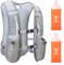UTOBEST Trinkrucksack 5L, Laufweste, Herren Damen Ultraleicht Laufrucksack für Laufen, Marathon, Jogging, Radfahren (Grau, mit 2*350ml Flaschen)