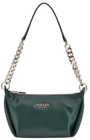 GUESS Eco Evaine Top Zip Shoulder Bag Forest