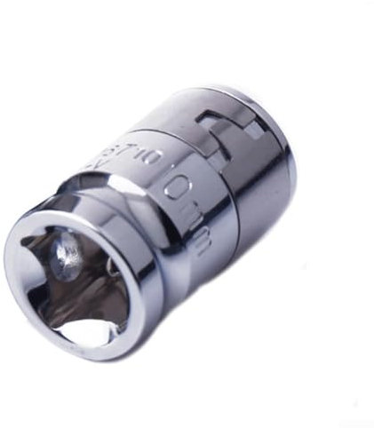 Jeu d'adaptateurs de douille à cliquet pour entraînement 1/4, 3/8 et 1/2 avec porte-embout hexagonal (1/4 x 1/4 (3/8 x 10 mm)