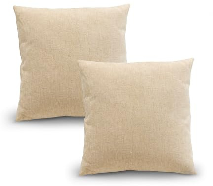 Como Dekokissen 2er-Set Sofakissen 43 x 43 cm mit herausnehmbarem Innenkissen