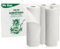 com-four® 2x Doppelpack Küchenrolle - 96 Blatt saugstarke Allzwecktücher - wiederverwendbare und waschbare Haushaltstücher - umweltfreundliches Naturprodukt (4 Rollen à 24 Blatt - weiß)