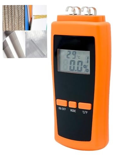 Paper Moisture Meter Tester, Paper Moisture Content Measuring Instrument, 0.1~100% RH Paper Moisture Meter Tester, for Ordinary Writing Paper, Corrugated Box, Coated Paper, New Paper