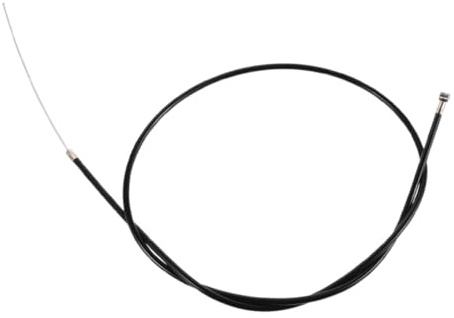 Rollstuhl Bremszug Ersatz 106cm mit Schraubanschluss Schwarz | Gummi und Stahl, für Faltrollstühle, Universell Passend, Sichere Verbindung, Ruhiger Lauf
