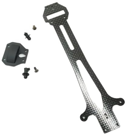 RC Auto Upgrade Teile Für LC 1:14 EMB-1 EMB-MT 2,0 Mm Carbon Fiber Top Brace Deck RC Auto Für Rennkettenfahrzeuge Teile Zubehör Und Upgrades Ersatz