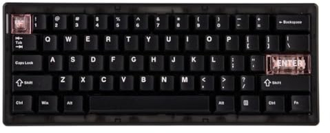 FQzsbWbbt Tastatur QK61 V2 VIA-programmierbar, 60% Dichtungsstruktur, kabelgebunden, 2,4 GHz, kabellos, kompakt, mit nach Süden ausgerichteten LEDs, kompatibel mit 5420(Black Grey)