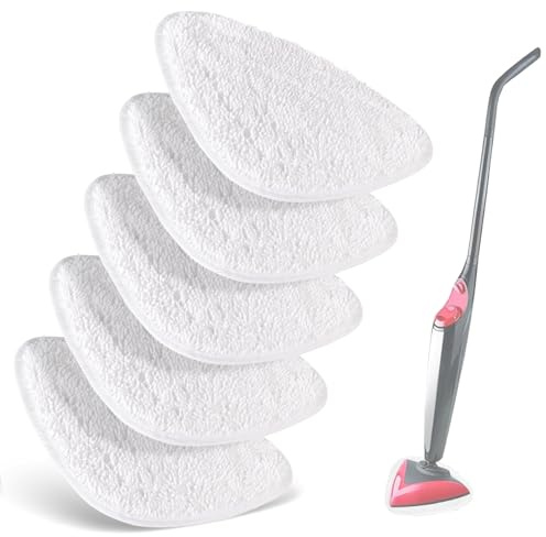 5 Pack Steam Mop Compatible with Vileda Steam Mop Head Replacement