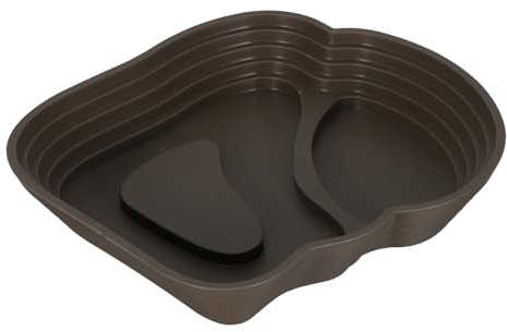 OUNONA Bassin de Baignade avec Design Ergonomique pour Reptiles en PVC Solide pour Tortue et Serpent en Aquarium Intérieur