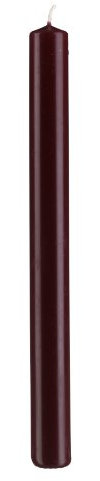 Stabkerzen Bordeaux 25 x 3 cm, Inhalt 12 Stück