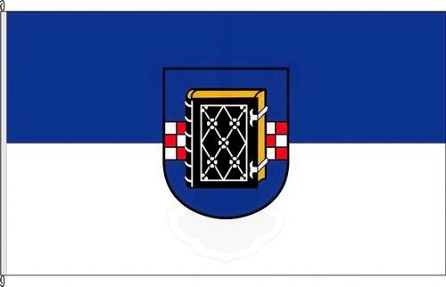KÖNIGSBANNER Zertifizierte Flagge Fahne Bochum - BO 150 x 250cm - Hissflagge doppelt gesäumt mit Karabinerhaken aus deutscher Flaggen-Manufaktur