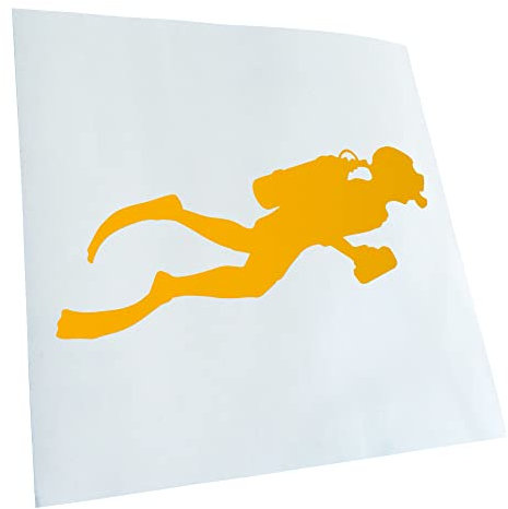 - Autoaufkleber - Taucher Schnorcheln Aufkleber für Auto, Laptop, Fahrrad, LKW, Motorrad mehrfarbig JDM Decal Racing