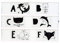 Lightbox Letter Set: ABC - Black