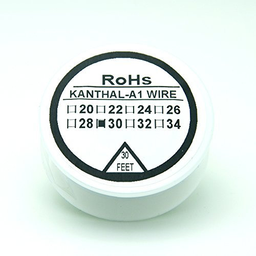 Kanthal, filo di resistenza di tipo A1, bobina da 10 m, 22–32 G AWG