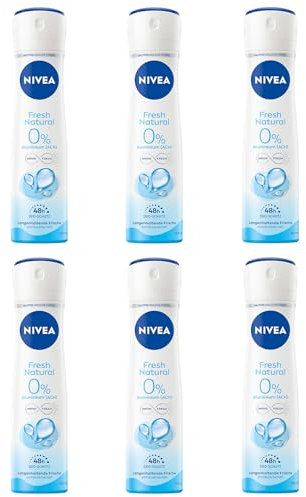 6 x NIVEA Deospray Women Fresh Natural - 150ml