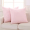 MOHAP Lot de 2- Taies d'oreiller 65x65cm Rose Housse d'oreiller avec Une Fermeture Eclair en Microfibre