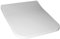 Villeroy & Boch Architectura WC-Sitz SlimSeat, Toilettendeckel mit Absenkautomatik, abnehmbarer Toilettensitz aus bruchsicherem Duroplast, Klodeckel Original Ersatzteil, eckig, Weiß Alpin, glänzend