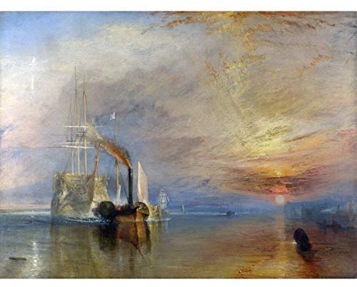 Turner The Fighting Temeraire Ship Painting Extra Large XL Wall Art Poster Print