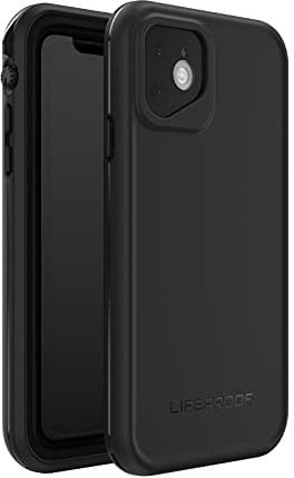LifeProof Fre Hülle für iPhone 11, Wasserdicht (IP68), stoßfest, schmutzabweisend, Sturzschutz bis 2 Meter, schlanke Hülle mit integriertem Displayschutz, Schwarz