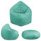 BuBiBag - 2in1 Sitzsack Bodenkissen - Outdoor Sitzsäcke Indoor Beanbag in 32 Farben und 3 Größen - Sitzkissen für Kinder und Erwachsene (145 cm Durchmesser, Pacific)