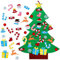 TATAFUN Árbol de Navidad del Fieltro de los 3.1FT DIY fijó + los Ornamentos Desmontables 26pcs, Regalos Colgantes de Navidad de la Pared para Las Decoraciones de la Navidad