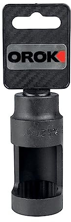OROK - Douille injecteur diésel métrique 1/2 - Douille injecteur diésel 1/2 multipans - Diamètre: 27 mm - Permet de déposer les injecteurs des moteurs Diesel - Longue durée de vie et pratique