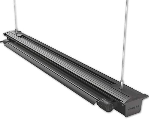 Aquarium-Beleuchtung, hängbar, 120 cm, 2 Röhren, T5, inklusive Leuchtmittel und Reflektoren