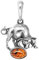 ANDANTE Premium Collection - Echter OSTSEE Bernstein Kettenanhänger in 925 Sterling Silber STERNZEICHEN ** Stier ** Zertifiziert - Gold des MEERES - Farbe COGNAC
