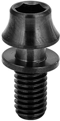 banapo Titanium Alloy Anti-Corrosion Water Bottle Cage Bolt, Durable Water Bottle(black, M5×12)