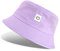 Tuopuda Fischerhüte Herren Damen, Anglerhut Baumwolle, Bucket Hat Faltbar, Sommerhut Outdoor, Kappen Cap Freizeithut zum Wandern Camping Reisen Angeln 56-58cm, lila