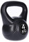 TP Kettlebell, Kugel-Hantel mit Beton-Füllung, Schwunghantel, Hand-Gewicht mit ergonomischen Griff, Sport-Gerät für Kraft-Training, Gymnastik und Fitness-Workout, 4 kg