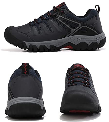 ASTERO Sneaker Herren Leicht Wanderschuhe Blau 46