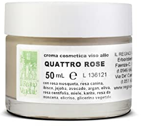 CREMA Viso Di Bellezza ALLE ROSE Con Rosa Mosqueta, Canina, Centifolia, Damascena Ed Estratti Vegetali Extra Idratante Made In Italy