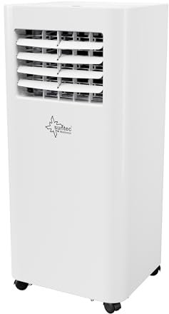 SUNTEC Mobiles Klimagerät COMFORT 7.0 Eco R290 – Klimaanlage mobil und leise mit Abluftschlauch – Kühler & Entfeuchter für Räume bis 25 qm – Mobile Kühlung für Wohnung & Büro – 7.000 BTU – 2.050 Watt