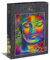 Ulmer Puzzleschmiede - Puzzle „Farbenreicher Buddha“ - Klassisches 1000 Teile Puzzle - Farbenfroh angereicherter Kopf des Buddha als ästhetisches Puzzlemotiv - Puzzle Made in Germany