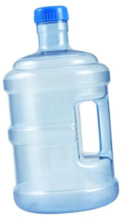 Homoyoyo 5 Litre Water Bottle for Office Water Cooler Systems,Portable Grade Mineral Water Bottle Camping Water Containers Water Jug with Handle for Drinking Camping Hiking