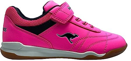 KangaROOS Femme K-highyard EV Basket, Rose Fluo, Noir de Jais, 37 EU